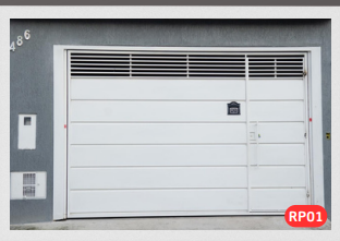 Real Portões Automáticos - Diadema - RP01 – Portão Basculante em Aço Tubular Galvanizado com Chapa Cartolão