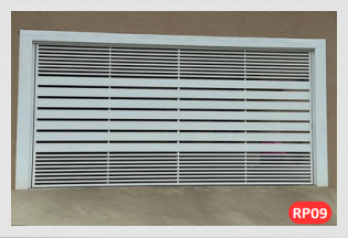 Real Portões Automáticos - Diadema - RP09 – Portão Basculante em Aço Tubular Galvanizado com Chapa Dobrada