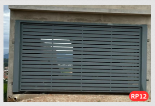 Real Portões Automáticos - Diadema - RP12 – Portão Basculante em Aço Tubular Galvanizado com Chapa Dobrada
